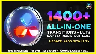 ✅Download Transitions Library for DaVinci Resolve || PrAeTemplates