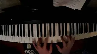 Учусь играть на пианино пятый месяц, арпеджио до мажор.