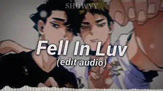 Playboi Carti - Fell In Luv Edit Audio