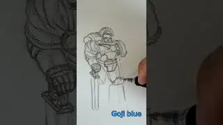 Drawing space marines until space marine 2 comes out pt 12