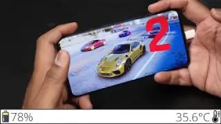 OnePlus 7T Pro Gameplay Experience with Temperature and Battery level