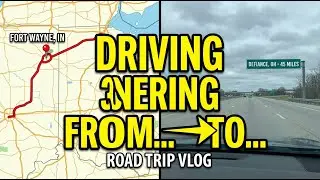 Driving from Fort Wayne, Indiana to Defiance, Ohio