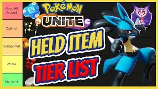 *UPDATED* Pokemon UNITE Held Item Tier List!!