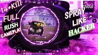 Pubg full gameplay  spray like Hacker Realme x7 max smooth+90fps full gyro 