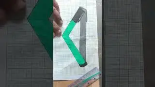 3D Marker Art Drawing #like #art #drawing #youtubeshorts