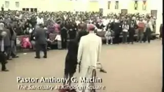 Crazy Pastor kills the Devil with his hush puppies