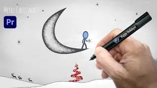 Merry Christmas - Happy New Year Greeting! - Premiere Pro  template project