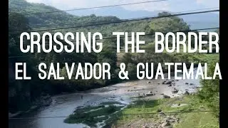 Border crossing on Luxury Bus San Salvador to Guatemala City