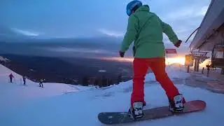 Шерегеш. Сноуборд Vs Самолет