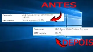COMO USAR Toda MEMÓRIA RAM DO COMPUTADOR  (Memória Utilizável)