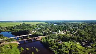 Река Каспля, река Западная  Двина и  городской посёлок Сураж