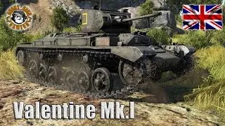 War Thunder: Valentine Mk.I, British Tier-1, Medium Tank
