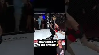 REFEREE JOINS MMA FIGHT 😭 🥊