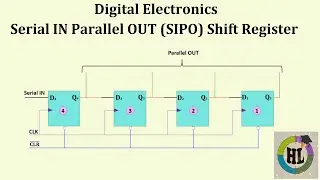 Serial IN Parallel OUT (SIPO) Shift Register (In Tamil) || Digital Electronics