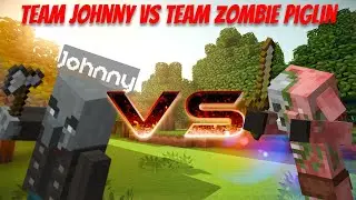 Minecraft Mob Madness Ep.3 - 64 Johnnies VS 64 Zombie Piglins!