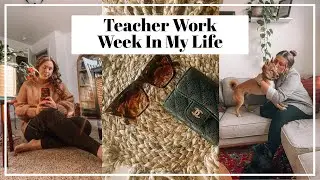 Productive Teacher Week in My Life! - My Haircare Routine, Plan with Me, and More!! | Corie Mac