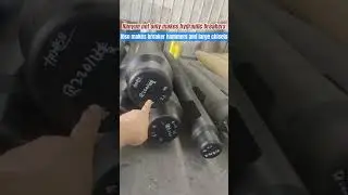 Hanyun not only makes hydraulic breakers,Also makes breaker hammers and large chisels