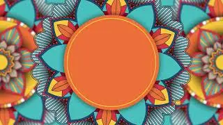 Mesmerizing Glowing Flower Mandala VJ Loops