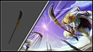 One Piece Whitebeards Murakumogiri Polearm | Blender 3D Modeling