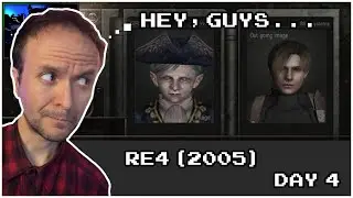 RESIDENT EVIL 4 (original) - FIRST TIME! (day 4)