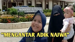 Mengantar Adik Najwa dan Mamanya || @jihanahmad6119 ||@sahabatkacong123