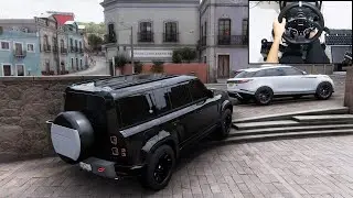 Land Rover Defender V8 & Range Rover Velar - Forza Horizon 5 | Moza R5 gameplay
