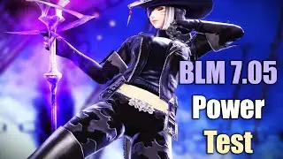 7.05 Black Mage/BLM - Power Test & Rotation (Kinda)