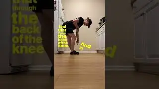 INSTANTLY touch your toes! Just do this. 