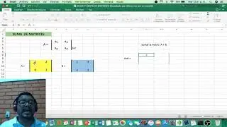 Suma de matrices en Excel.