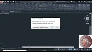 How to Restore missing command Bar in autocad | command Bar delete ho jaye to phir kese laye jane