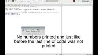How to cleanly exit code in Python3 IDLE on your Raspberry Pi Raspbian, Raspberry Pi OS or Linux.