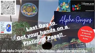 Last Chance to get your hands on a platinum Pass - deadline is midnight