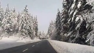 Col du Mollendruz & Vallée de Joux sous la neige le samedi 16 janvier 2021