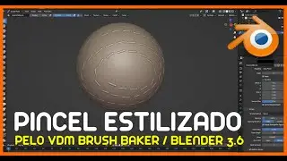 PINCEL ESTILIZADO PELO VDM BRUSH BAKER / BLENDER 3.6