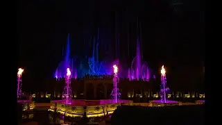 longwood garden fountain light show