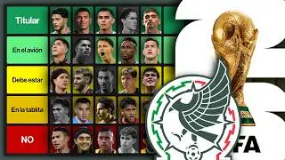 Convocatoria 1x1 de la Selección Mexicana para el Mundial 2026 ✍️🇲🇽