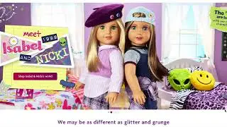 American Girl Twins Nicki & Isabel Hoffman ~Whole World Collection!