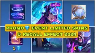 PROMO DIAMOND EVENT TIMELIMITED SKINS & RECALL EFFECTS | SELENA 