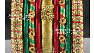 silk bangles made