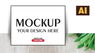 How to Design Mockup Frame Using illustrator