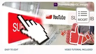 YouTube Opener // Premiere Pro Mogrt - Download Premiere Pro Templates