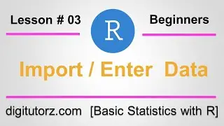 Import Data, Copy Data from Excel to R CSV & TXT Files in R studio