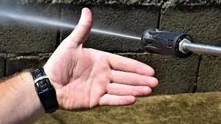 EXPERIMENT HIGH PRESSURE WASHER 10000 PSI vs HAND