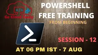COMPLETE  POWERSHELL TRAINING - ABSOLUTELY FREE