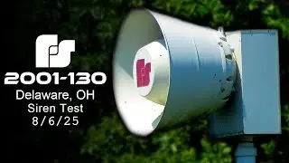 FS 2001-130 Siren Test - Alert - Delaware, OH