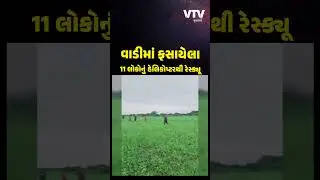 જામનગર: નવાગામ વાડી વિસ્તારમાંથી 11 લોકોને હેલિકોપ્ટરથી ઉગારી લેવાયા, NDRFનું સફળ રેસ્ક્યૂ