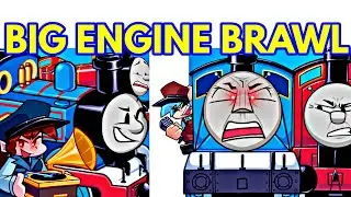 Friday Night Funkin' Vs BIG ENGINE BRAWL | Thomas & Friends (FNF/Mod/Thomas the Train + Cutscene )
