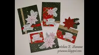 Pretty Poinsettia Card Workshop