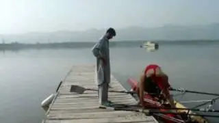 Ammar rowing