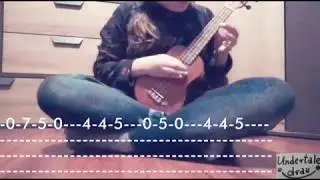 Undertale His theme ukulele cover + TABS